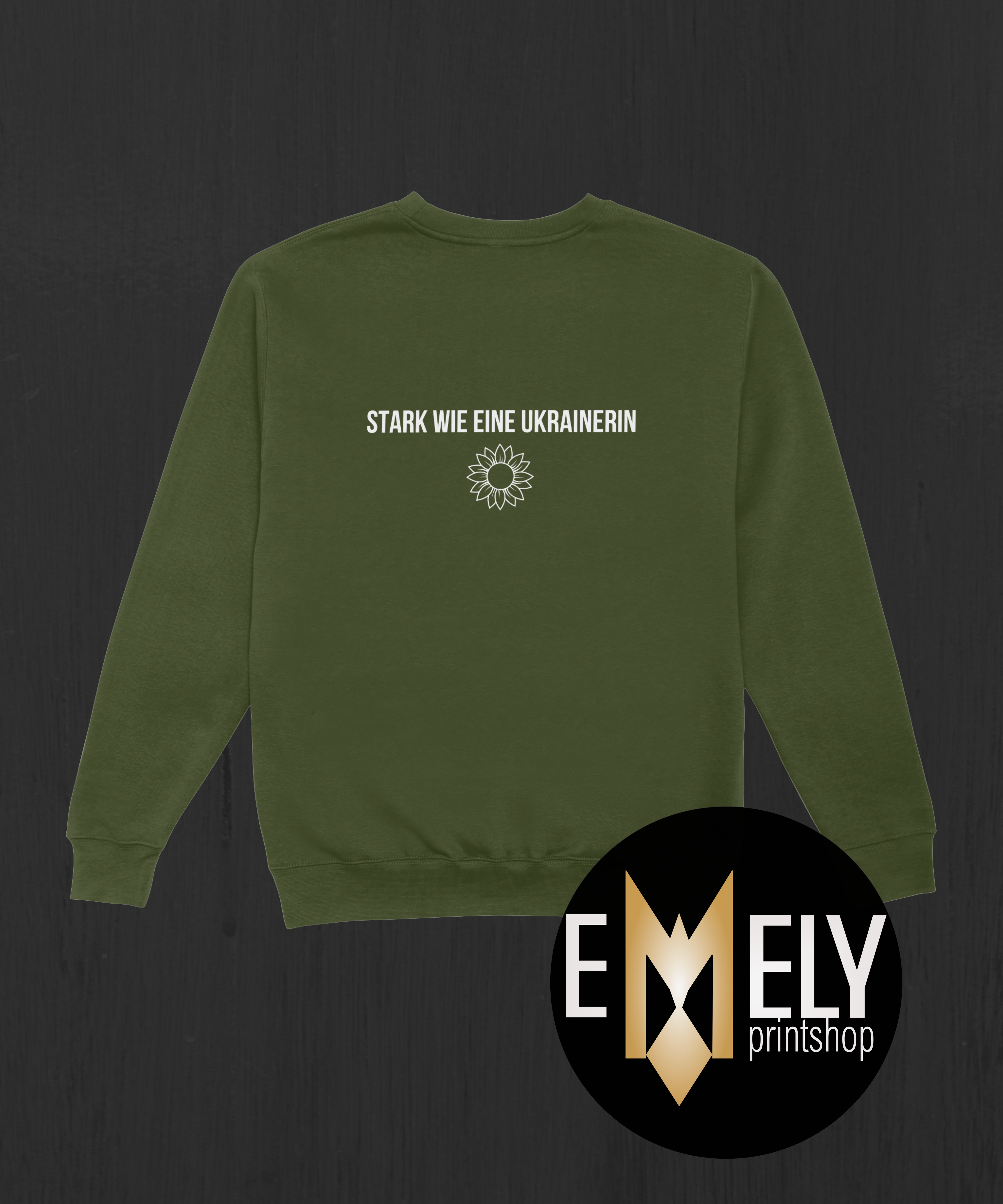 STARK WIE EINE UKRAINERIN – Sunflower Power Hoodie