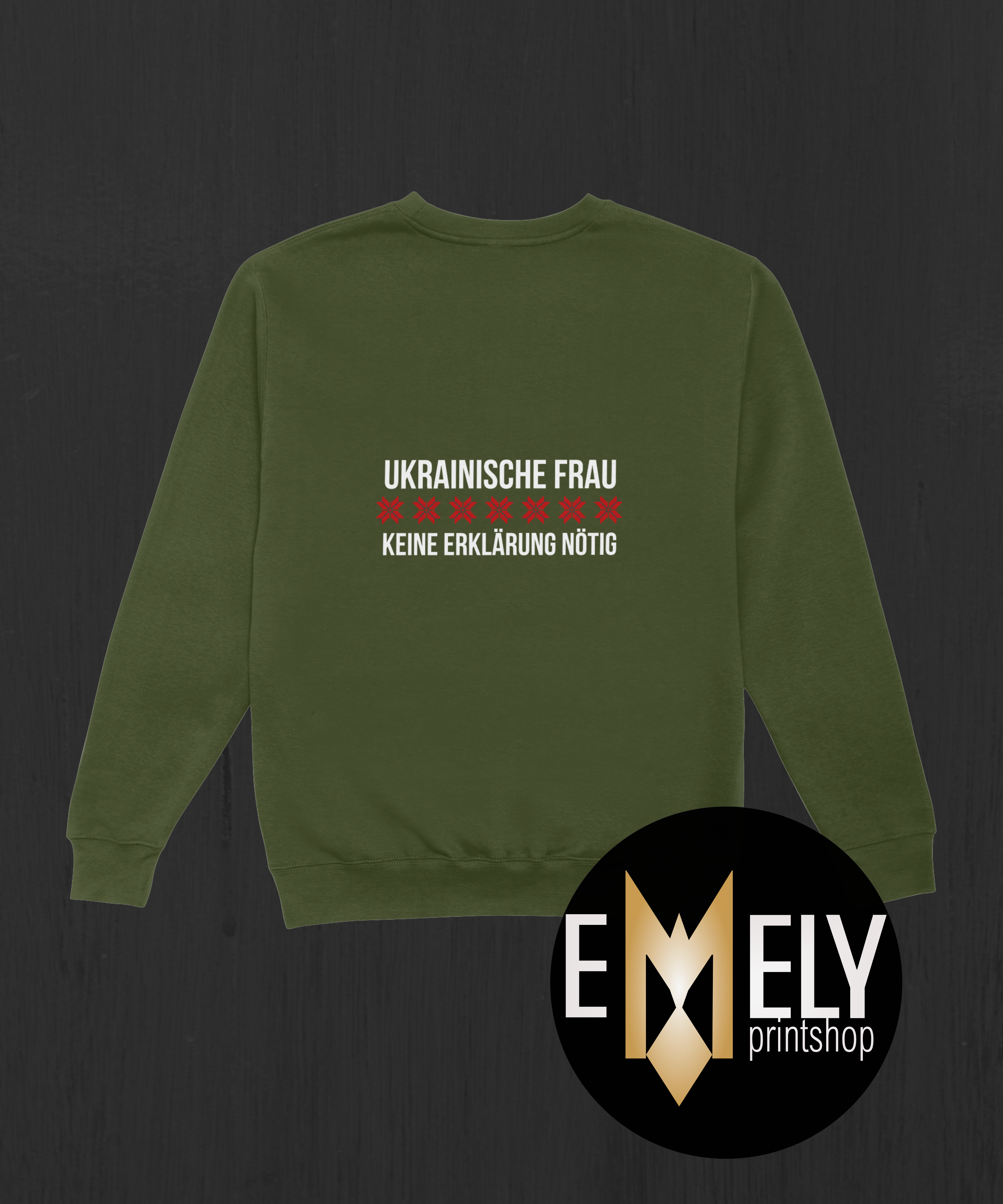 UKRAINISCHE FRAU – KEINE ERKLÄRUNG NÖTIG | Statement Hoodie