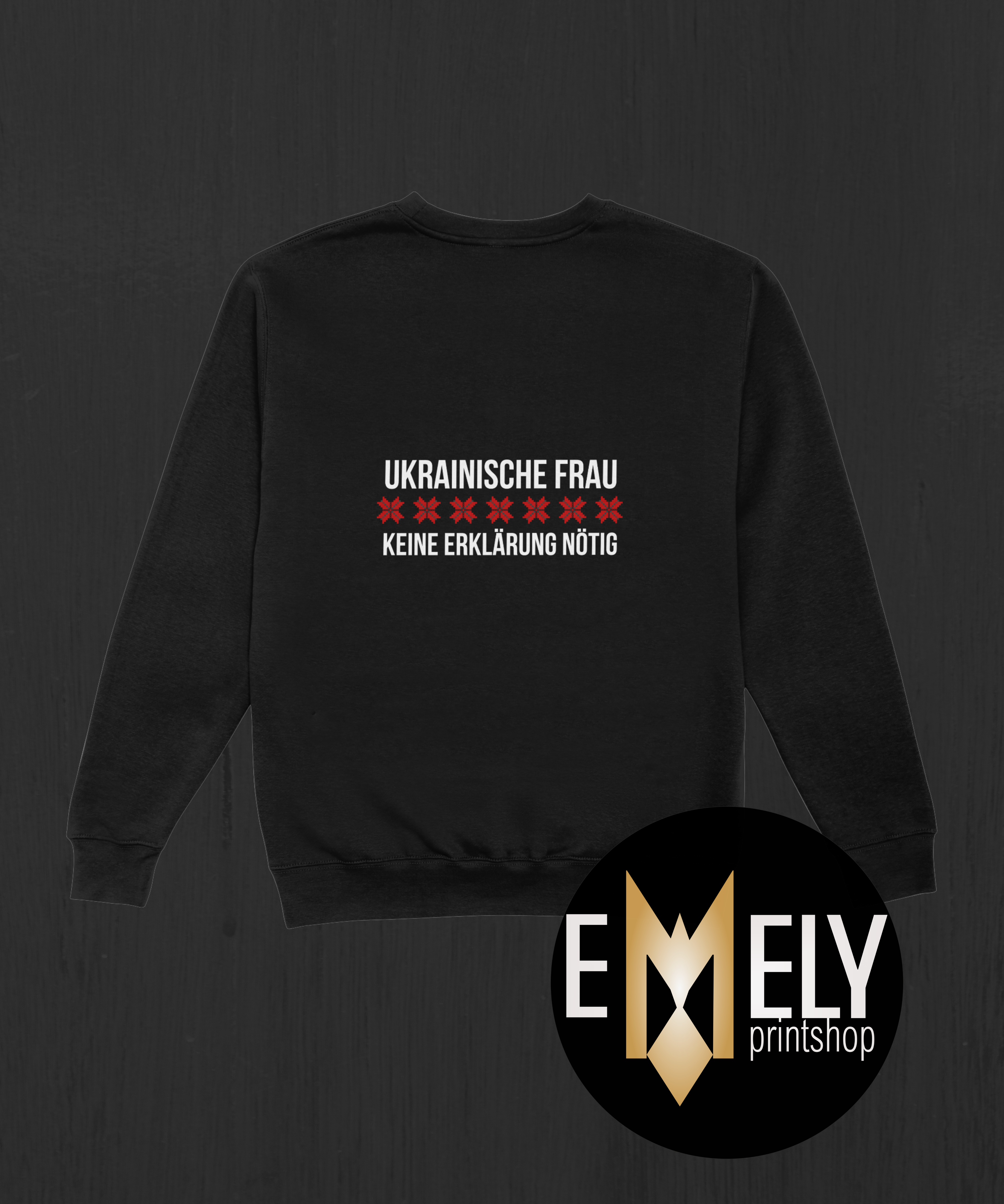 UKRAINISCHE FRAU – KEINE ERKLÄRUNG NÖTIG | Statement Hoodie