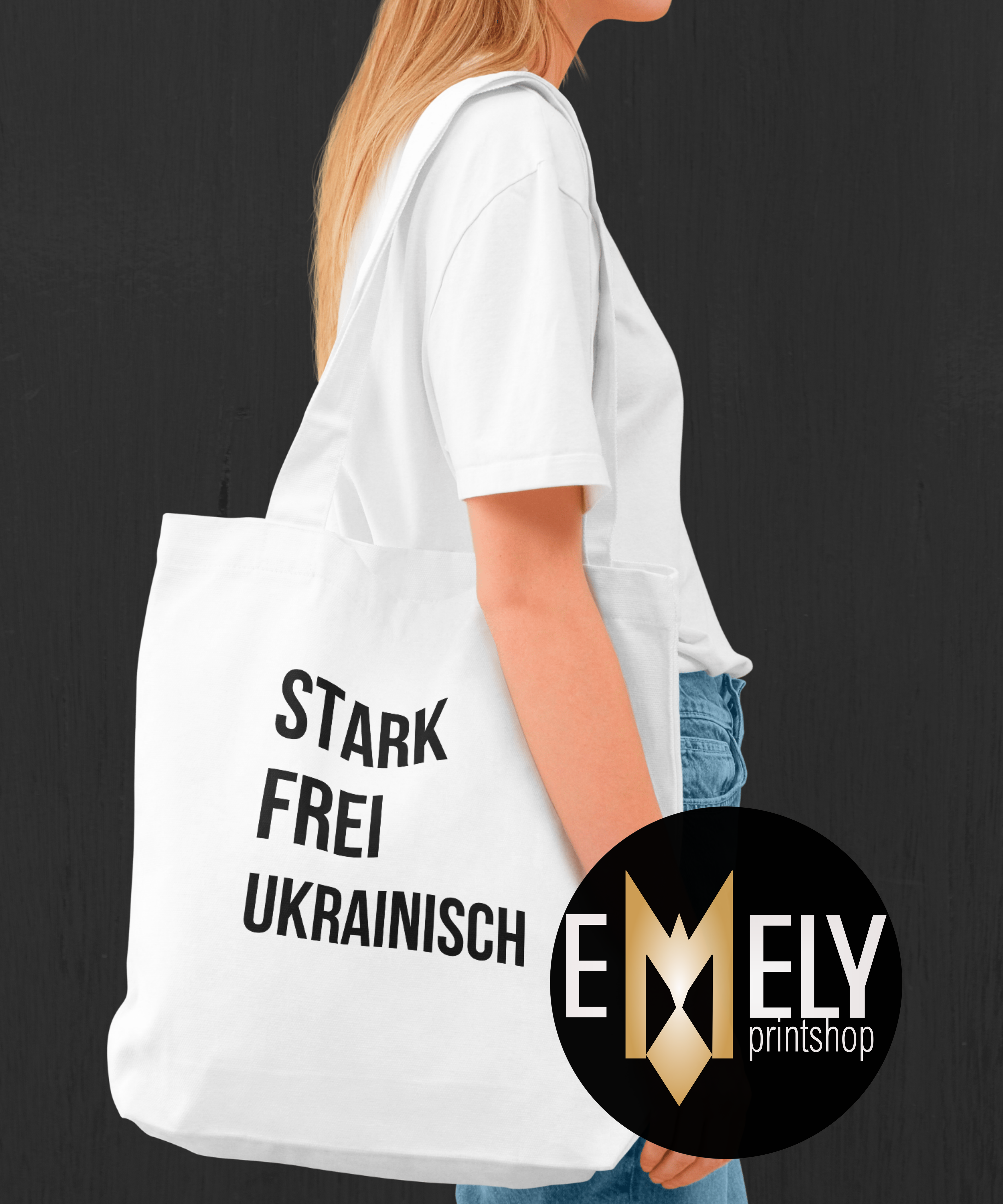 STARK FREI UKRAINISCH – Slavic Power Tote Bag