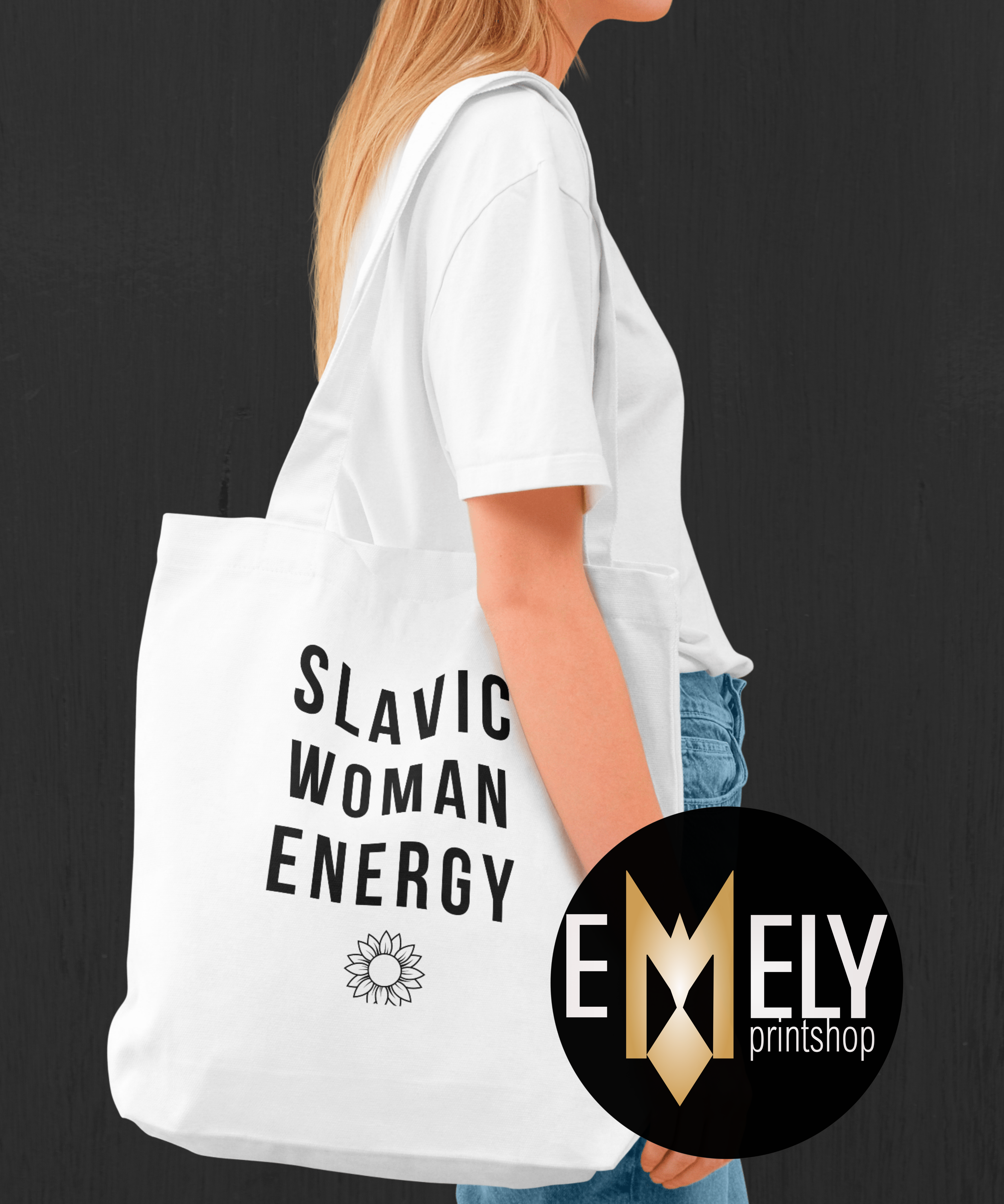 SLAVIC WOMAN ENERGY – Feminine Power Tote Bag