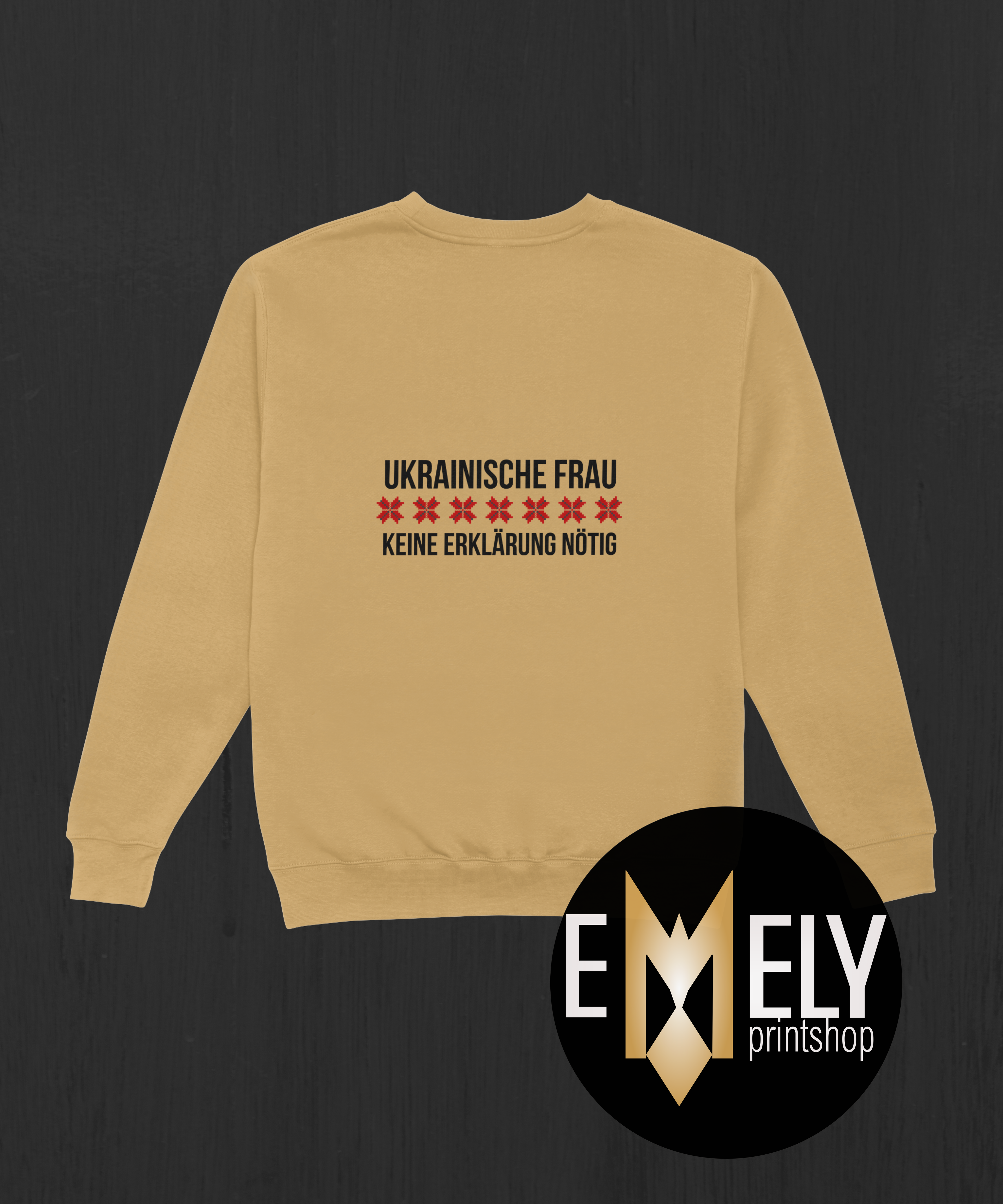 UKRAINISCHE FRAU – KEINE ERKLÄRUNG NÖTIG | Statement Hoodie