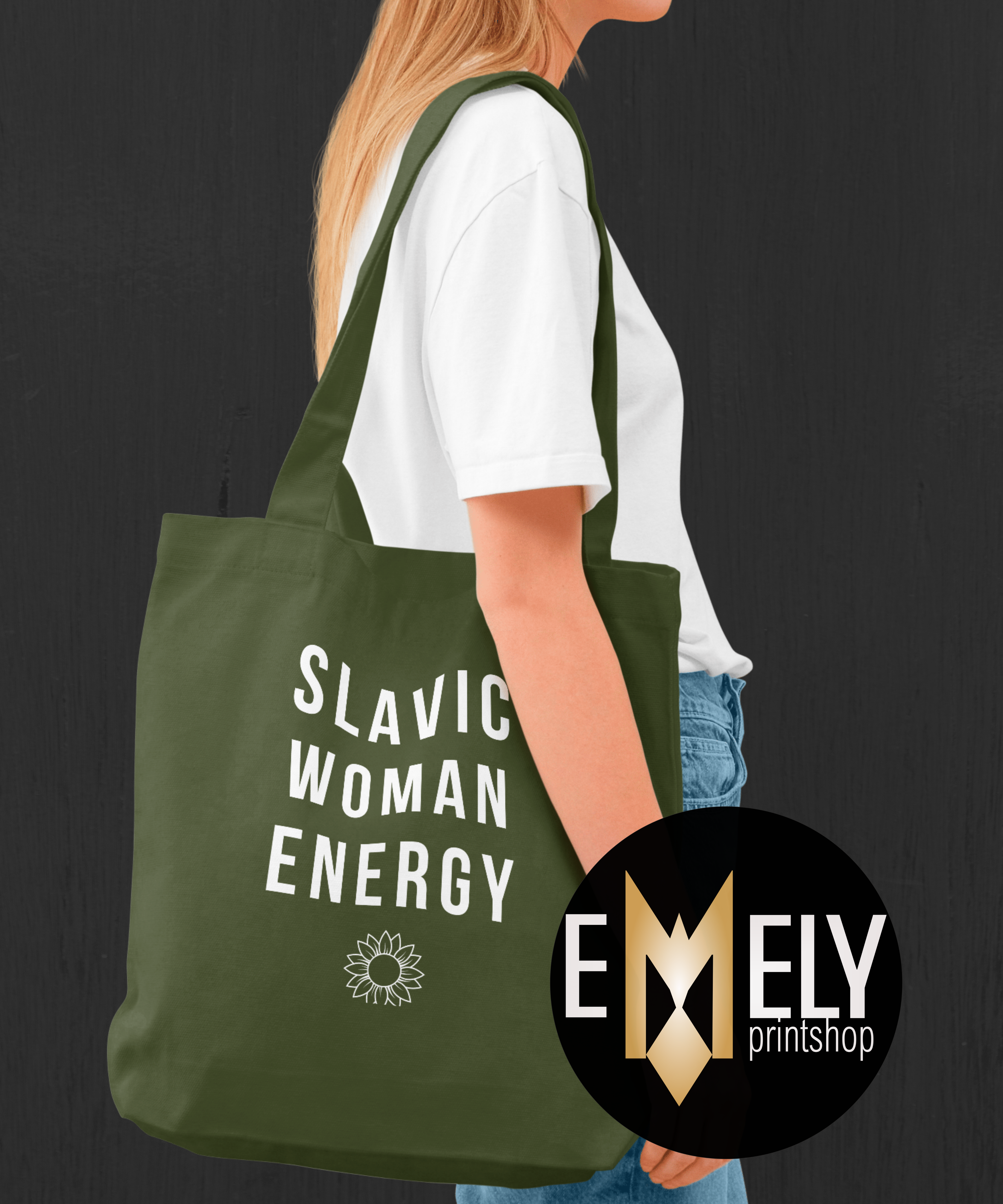 SLAVIC WOMAN ENERGY – Feminine Power Tote Bag