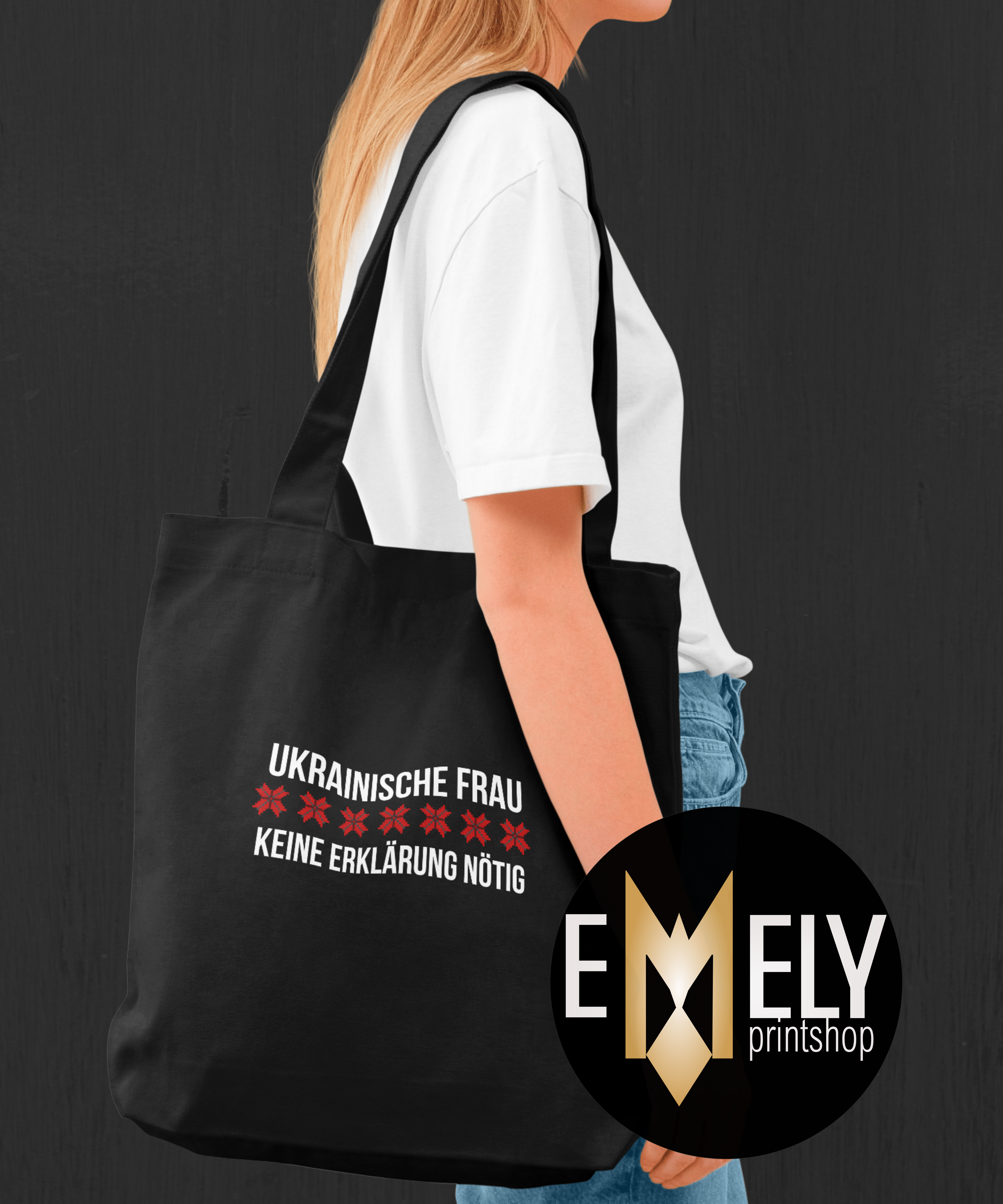 UKRAINISCHE FRAU – KEINE ERKLÄRUNG NÖTIG | Statement Tote Bag