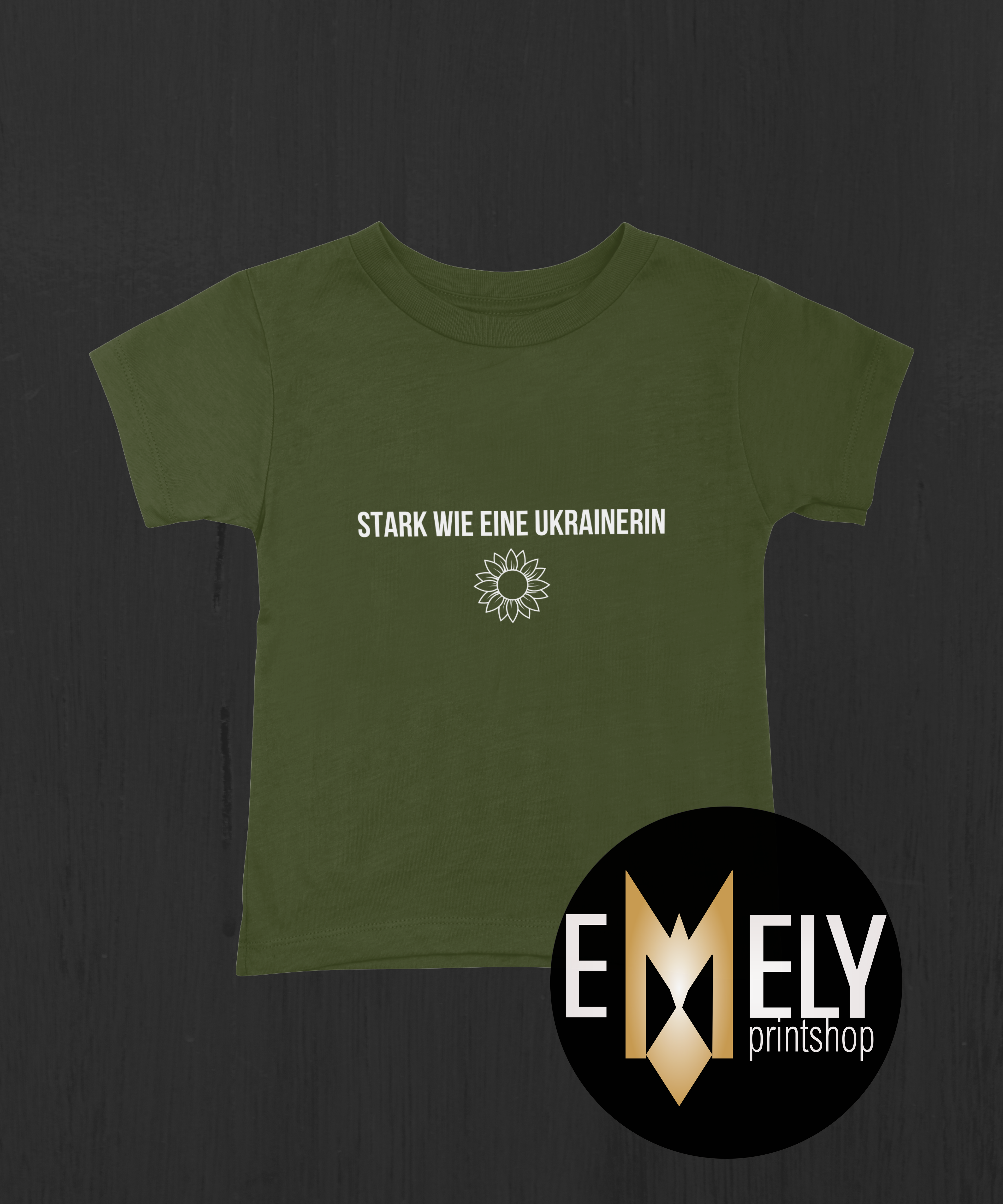 STARK WIE EINE UKRAINERIN – Sunflower Statement T-Shirt