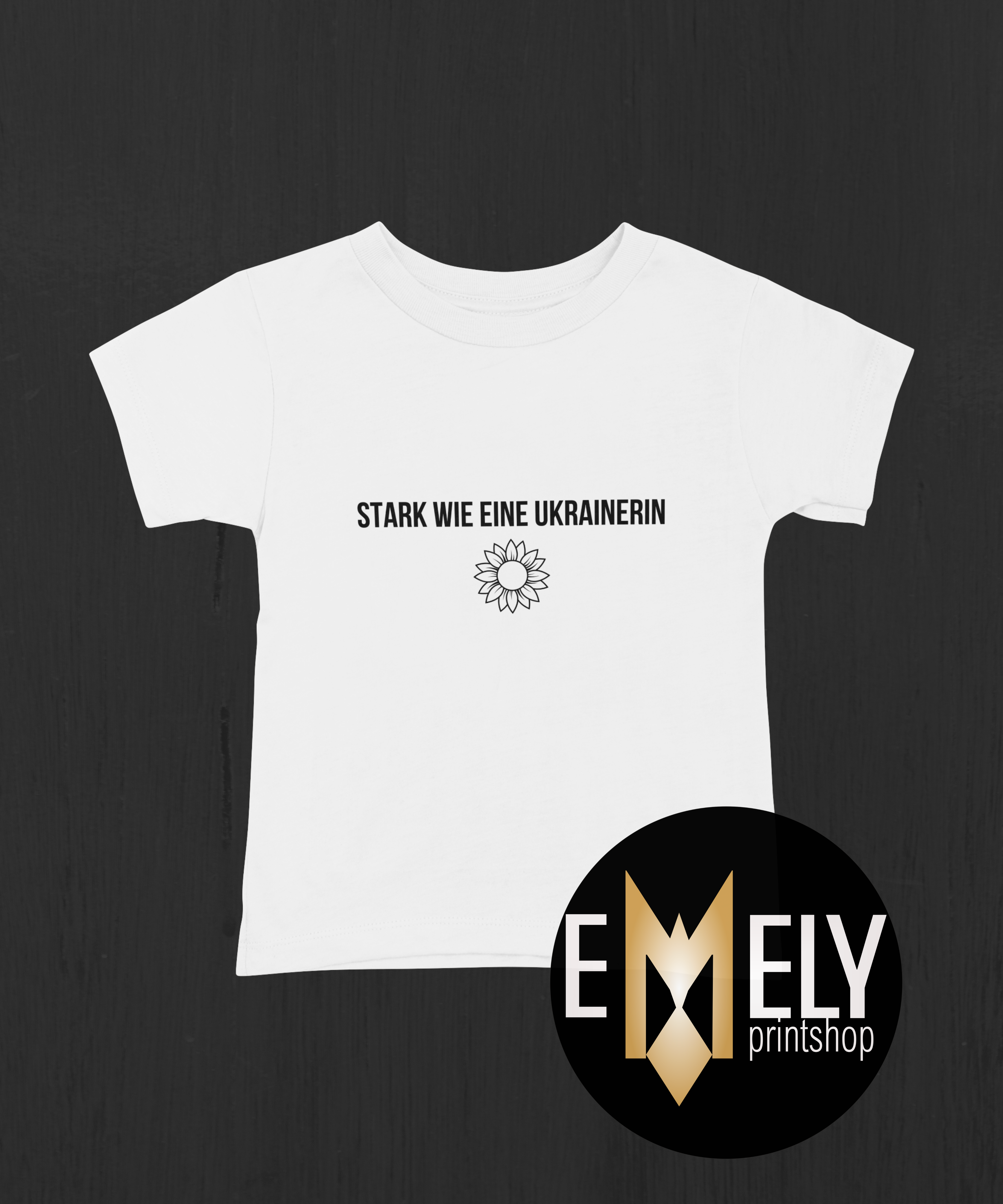 STARK WIE EINE UKRAINERIN – Sunflower Statement T-Shirt